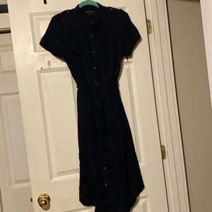 Lace Military Style Dress